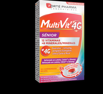 Multivit 4G Senior (x30 tablets) - Healtsy
