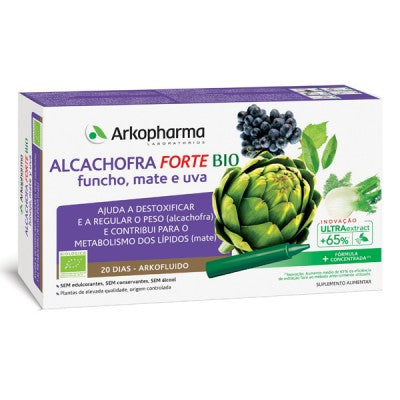 Arkofluido Artichoke Strong (x20 drinkable ampoules) - Healtsy