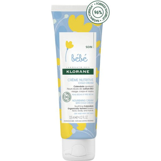 Klorane Bebe Calendula Nourishing Cream - 125ml - Healtsy