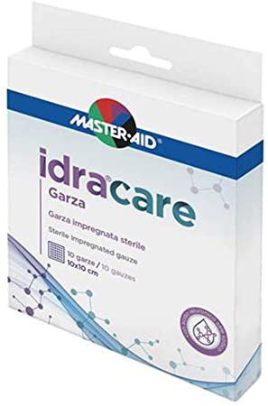 MasterAid Idracare Gauze Burns - 10X10cm (x10 units) - Healtsy