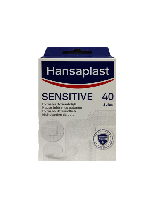 Hansaplast Sensitive Hypoallergenic Dressing_ 4 Sizes (x40 units) - Healtsy