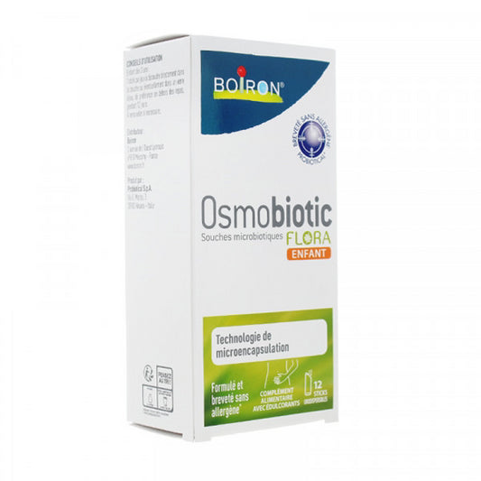 Osmobiotic Flora Child Powder Sachets (x12 pcs) Boiron - Healtsy