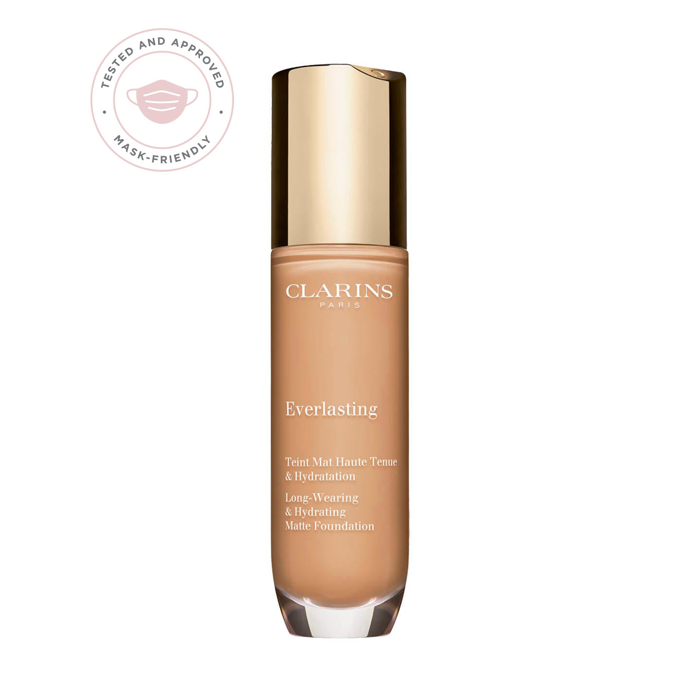 Clarins EVERLASTING - High Hold Matte Foundation & Hydration 108.3N - organza - 30ml - Healtsy