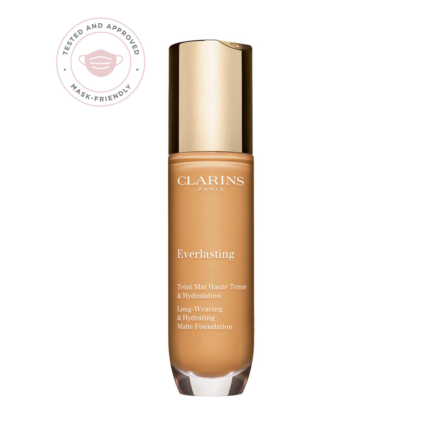 Clarins EVERLASTING - High Hold Matte Foundation & Hydration 112.5W - caramel - 30ml - Healtsy