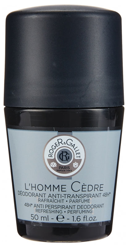 Roger & Gallet Homme Cedre Deo Roll On 48H - 50ml - Healtsy