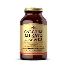 Calcium Citrate & Vitamin D3_ Solgar (x60 tablets) - Healtsy