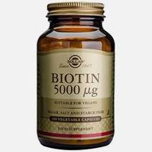 Biotin_Solgar - 5mg (x100 capsules) - Healtsy