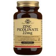 Zinc picolinate_Solgar - 22mg (x100 tablets) - Healtsy