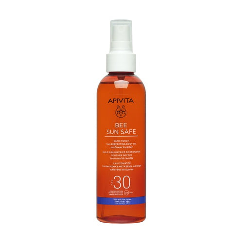 Apivita Solares Body Oil SPF30 - 200ml - Healtsy