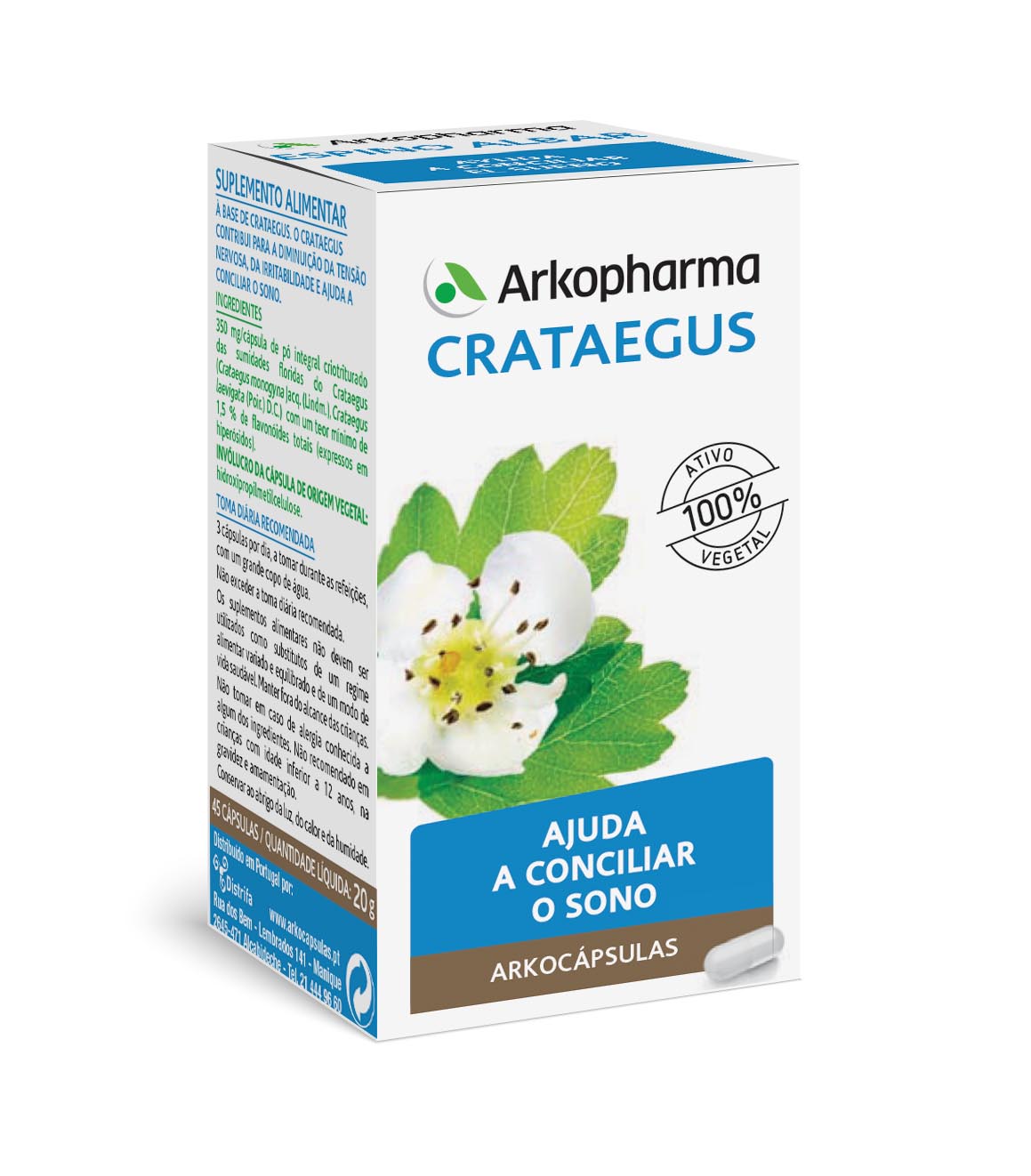 Arkocapsulas Crataegus (x45 capsules) - Healtsy