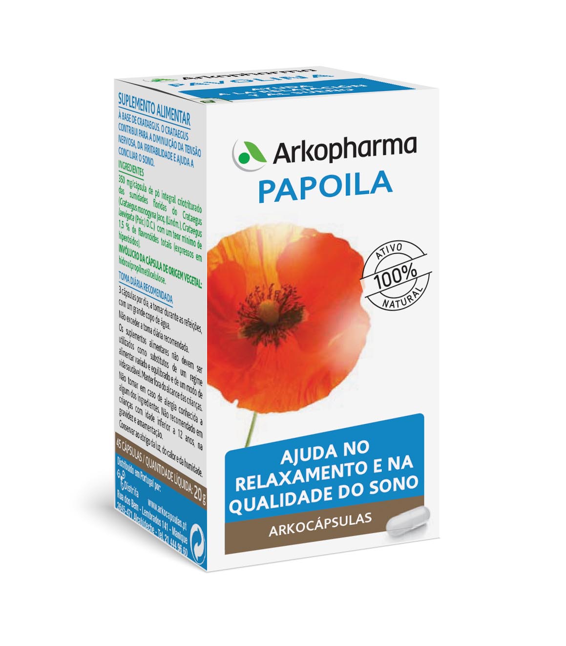 Arkocapsulas Poppy (x48 capsules) - Healtsy