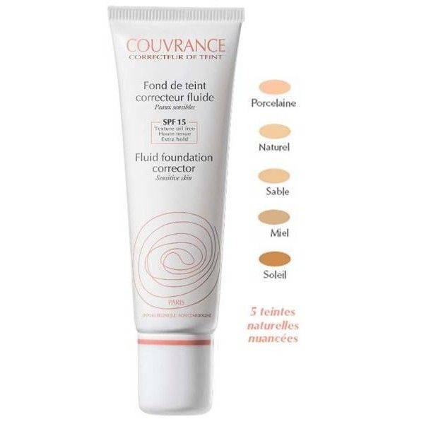 Avene Couvrance Fluid Base_ Porcelain - 30ml - Healtsy