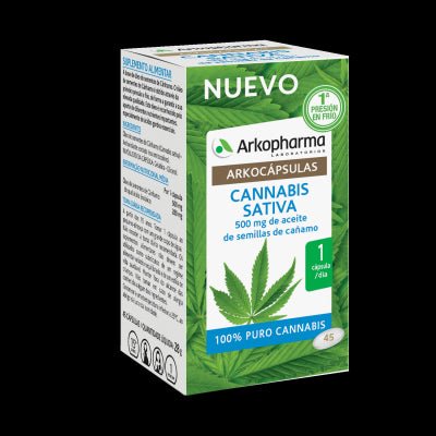 Arkocapsules Cannabis Sativa (x45 units) - Healtsy