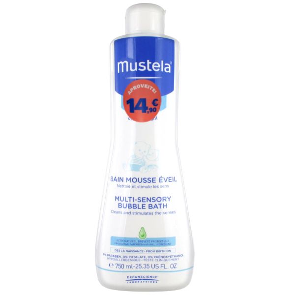 Mustela Baby Foam Multisensory Bath Normal Skin - 750ml (Special Price) - Healtsy