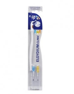 Elgydium Clinic Flex 1 2 3 Brush handle + Interdental brush refills (x3 units)_ 0.8mm/1mm/1.2mm - Healtsy