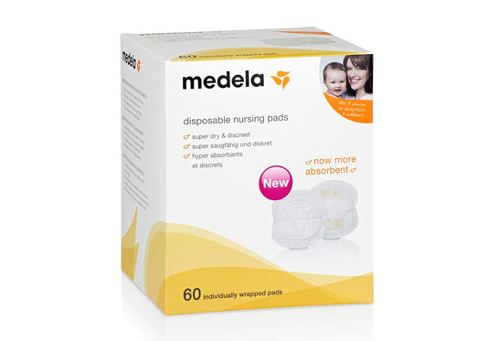 Medela Absorbent Disks Breastfeeding (x60 units) - Healtsy
