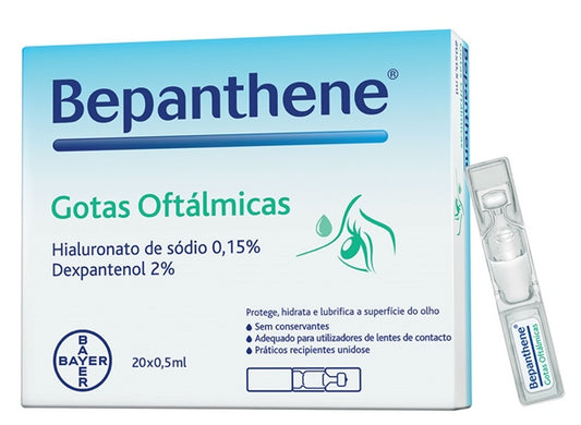 Bepanthene Eye Drops - 0.5ml (x20 units) - Healtsy
