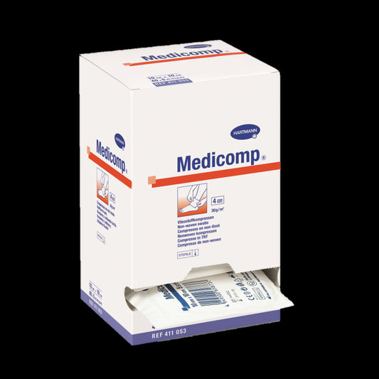 Medicomp Sterile Compress - 5x5cm (2x25 units) - Healtsy