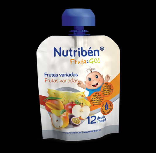 Nutriben Fruit Go Pure_ Assorted Fruits - 90g - Healtsy