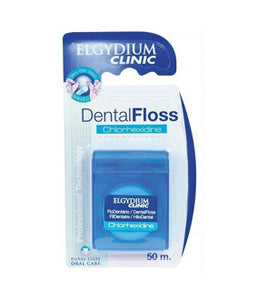 Elgydium Clinic Chlorhexidine Dental Floss - 50m - Healtsy