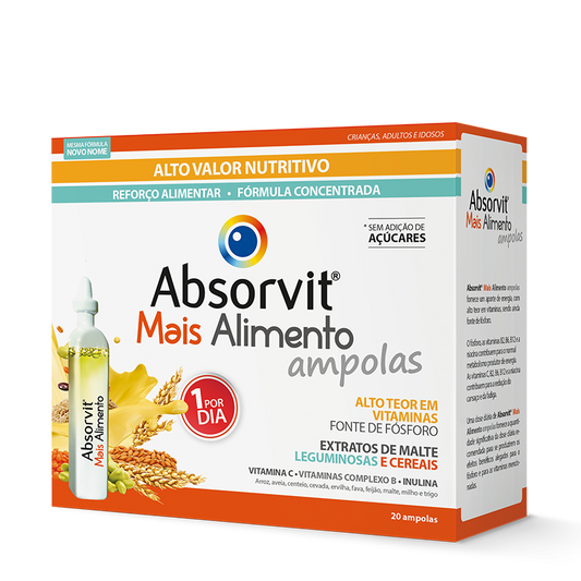 Absorvit Mais Alimentos Solution (x20 ampoules) - Healtsy