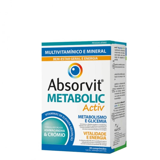 Absorbit Metabolic Activ (x30 tablets) - Healtsy