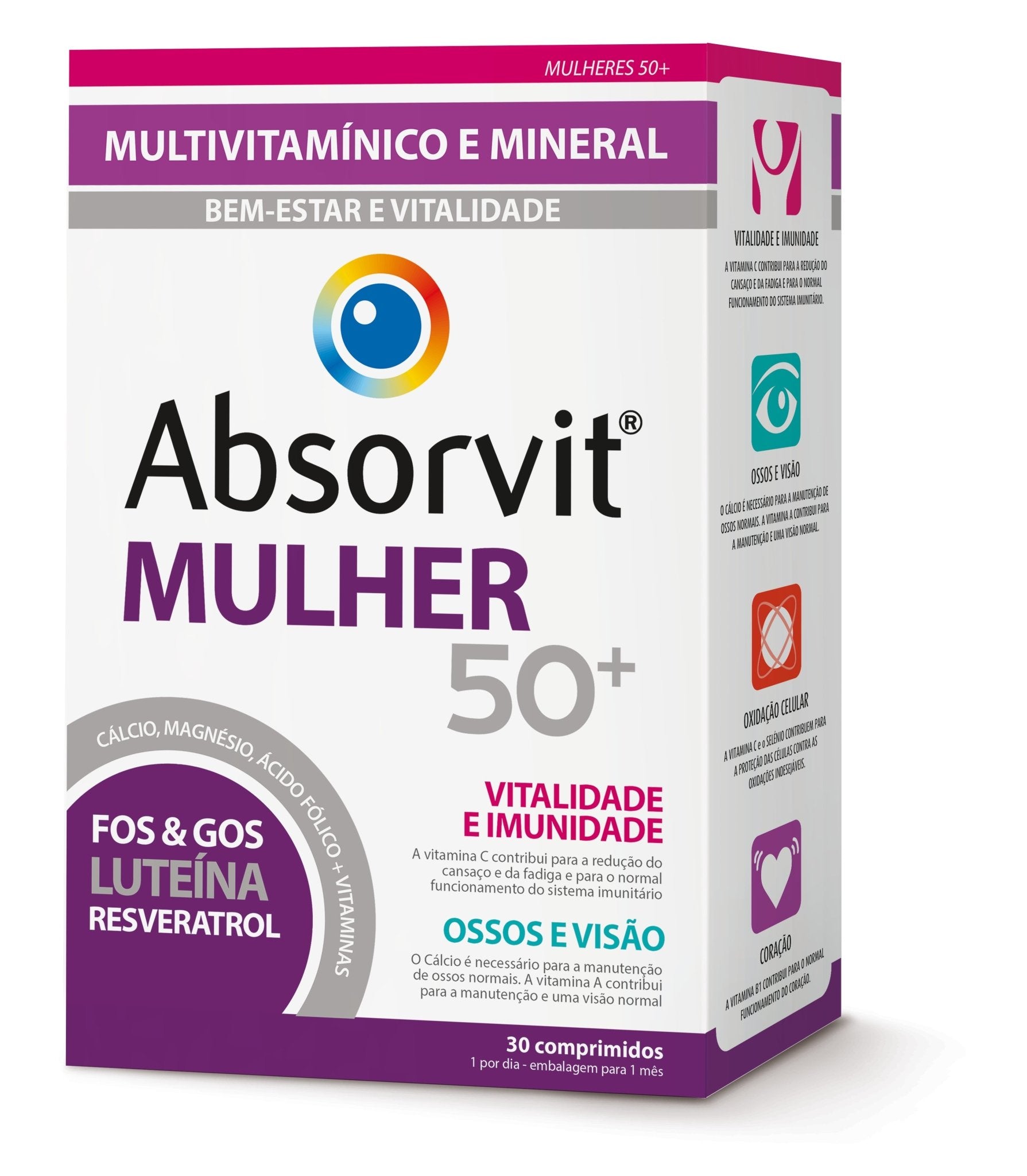 Absorvit Woman 50+ Tablets (x30 units) – Buy Now at Healtsy