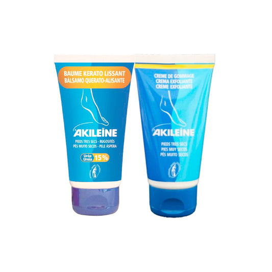 Akileine Secura Balm - 75ml + Exfoliating - 75ml (Promotional Pack) - Healtsy