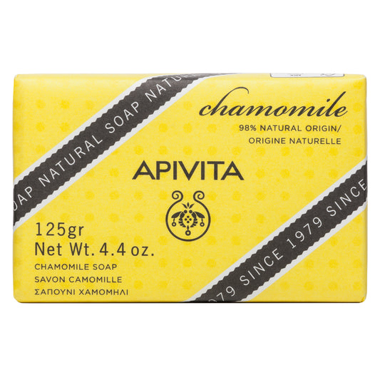 Apivita Body Soap Chamomile - 125g - Healtsy