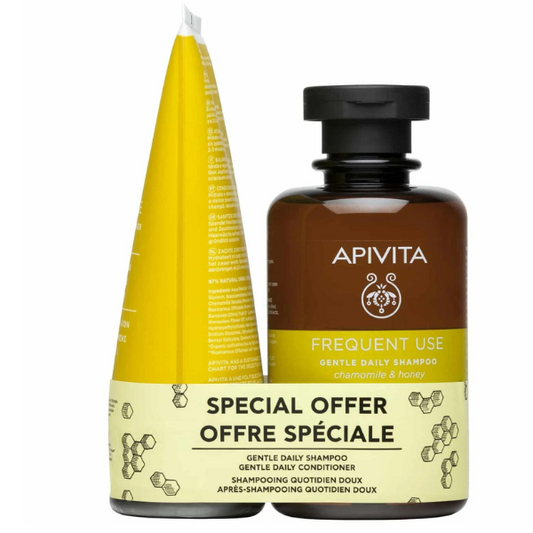 Apivita Hair Shampoo Frequency - 250ml + Conditioner (Special Price) - Healtsy