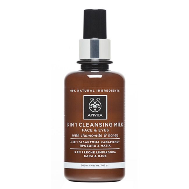 Apivita Cleansing Milk 3 in 1 Face and Eyes - 200ml – Buy Now at Healtsy