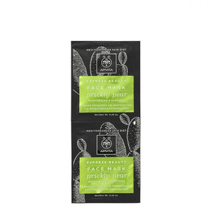 Apivita Express Beauty Moisturizing & Soothing Mask Prickly Pear 8ml (x2 units) – Buy Now at Healtsy