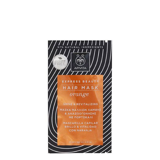 Apivita Express Beauty Revitalizing Shiny Hair Mask - 20ml – Buy Now at Healtsy