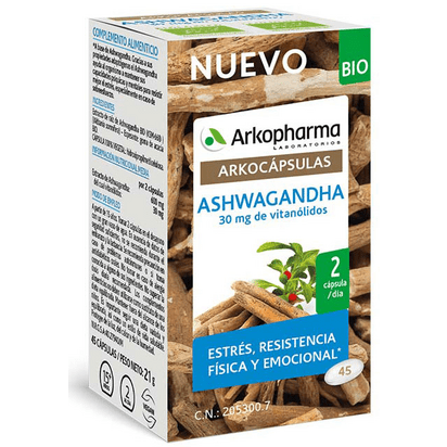 Arkocapsules Ashwagandha BIO (x45 capsules) – Buy Now at Healtsy