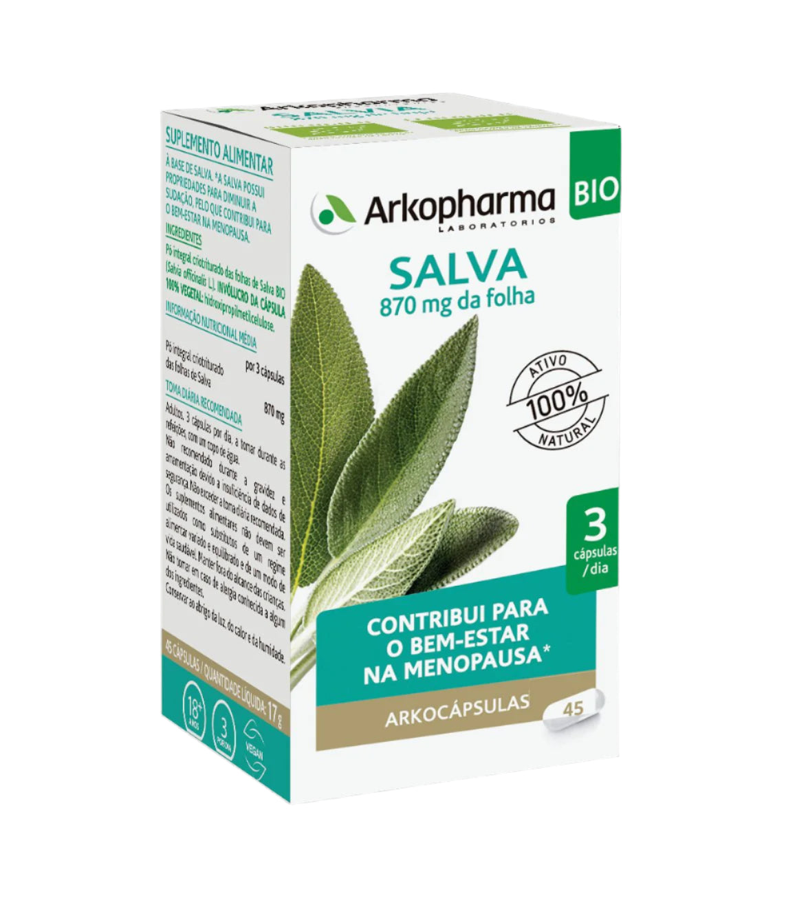 Arkocapsules Salva BIO (x45 capsules) – Buy Now at Healtsy