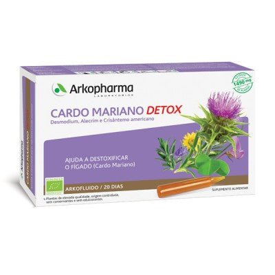 Arkofluido Cardo Mariano Detox (x20 drinkable ampoules) – Buy Now at Healtsy