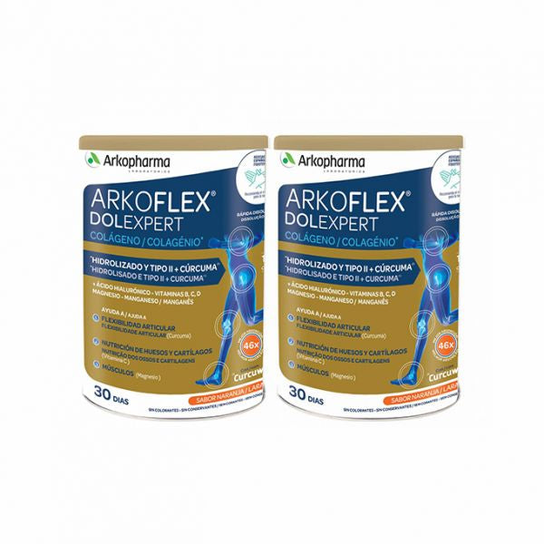 Arkopharma Arkoflex Dolexpert Collagen_Orange - 390g (DUO w/ 40% Discount 2nd Pack) - Healtsy