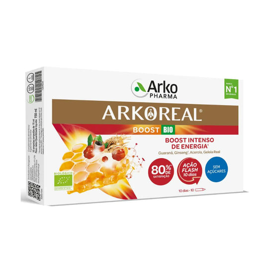Arkoreal Boost Bio Intenso Energy solution (x10 ampoules) - Healtsy