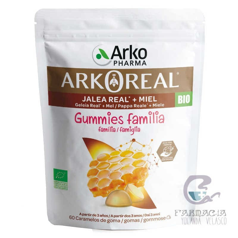 Arkoreal Royal Jelly+Bio Honey (x60 gummies) - Healtsy