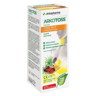 Arkotos Cough Syrup Red Fruits - 140ml oral solution – Buy Now at Healtsy