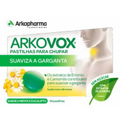 Arkovox Mint Eucalyptus Tablet (x24 units) - Healtsy