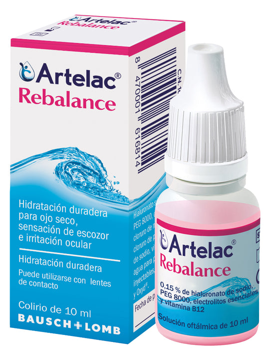 Artelac Rebalance Eye Drops Contact Lenses - 10ml - Healtsy