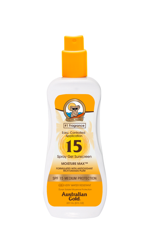 Australian Gold SPF15 Spray Gel  - 237ml - Healtsy