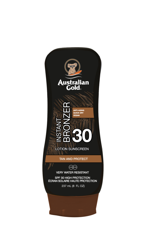 Australian Gold SPF30 Lotion c/ Bronzer - 237ml - Healtsy