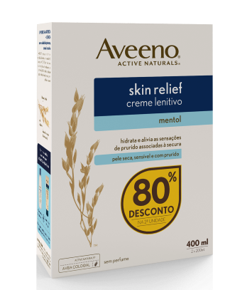 Aveeno Skin Relief Menthol Cream (x2 units) Promotion - Healtsy