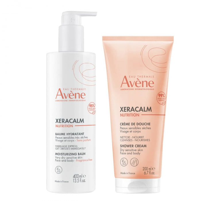 Avene Xeracalm Nutrition Balm - 400ml + Shower Cream - 200ml - Healtsy