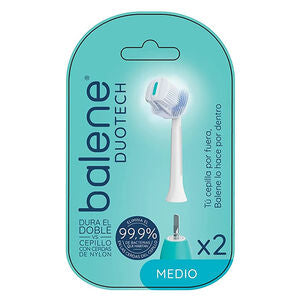 Balene Duotech Toothbrush Refill _ Soft (x2 units) - Healtsy