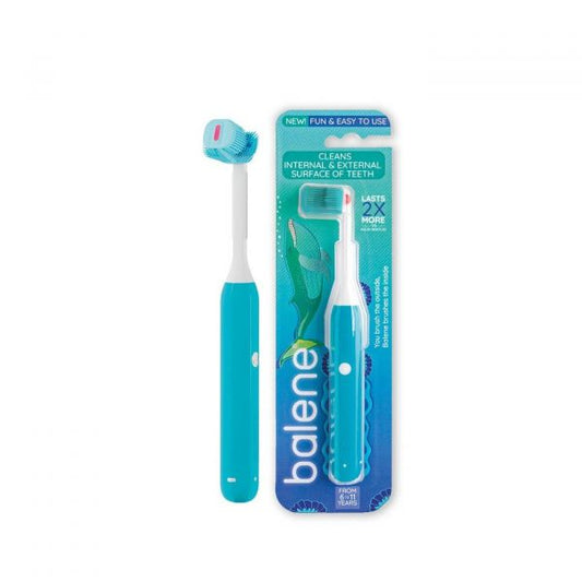 Balene Kids Toothbrush_ Blue_ 6-11 Years - Healtsy