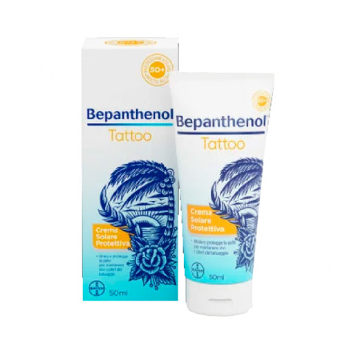 Bepanthen Tattoo Cream Sunscreen SPF50+ - 50ml - Healtsy