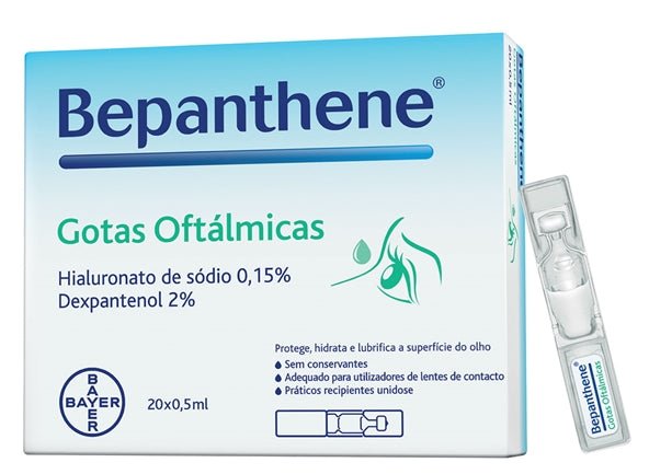 Bepanthene Eye Drops - 0.5ml (x20 units) – Buy Now at Healtsy